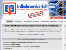 Tablet Screenshot of erdbohrservice.de